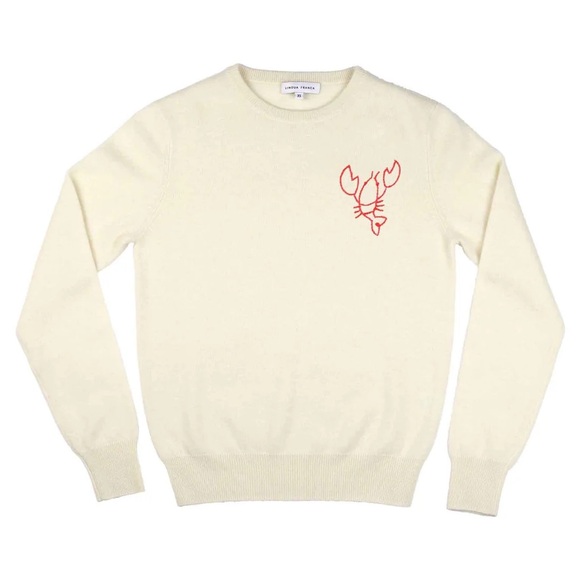 Lingua Franca Embroidered Lobster Crewneck - Picture 1 of 3